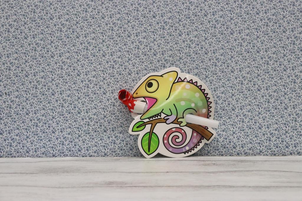 Tatsuya Chameleon Fukimodoshi and Makitori Assorted Chameleons in 5 Varieties for Street and Toys (25-piece set) - [Perfect Festivals, Events, Kids'