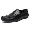 Genuine Leather Luxury Brand Italian Men Loafers MenCasual Shoes Breathable Slip on Men Driving Shoes  Moccasins Chaussure Homme