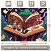 2D plane, huge book background fabric, home decoration, room decoration, party background decoration, polyester fiber