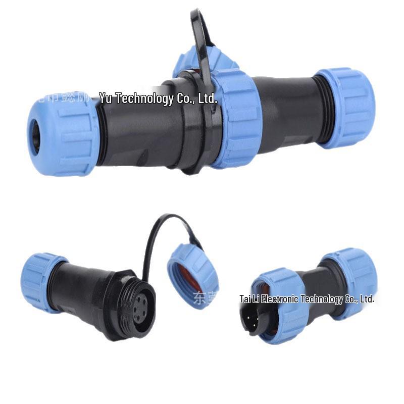 SP11-2345 IP68 Waterproof Aviation Connector, 5-Pin Signal Socket, Compatible with Weipu