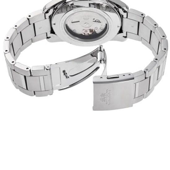 ORIENT SUNMOON Automatic Mechanical Watch Contemporary RN-AK0303L Mens Navy Domestic Manufacturer Warranty