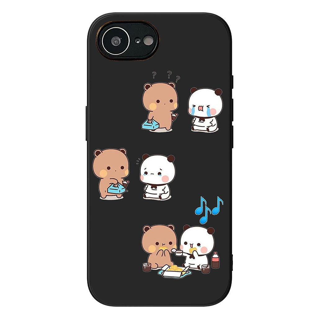 

B-Bubus D-Dudus Cute Panda Bear Phone Case for Xiaomi Redmi Note 13 14 ProPlus Pro Plus 14C A4 13C Pro+ Note14 Protective Cover Redmi Note 14 Pro 5G (Global)