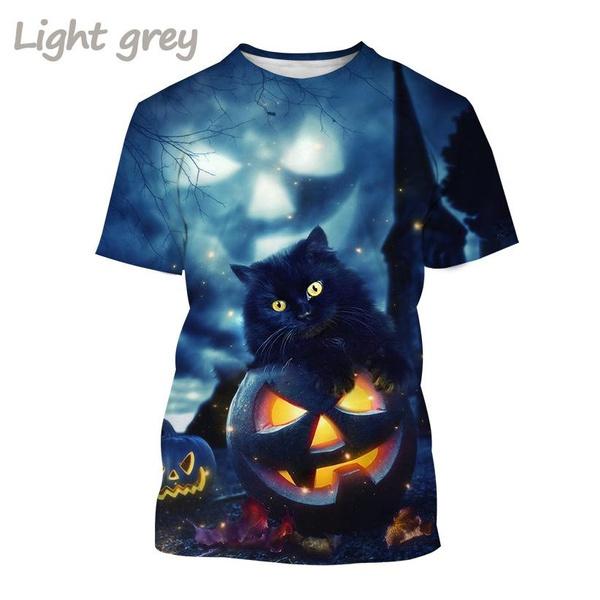 Мужская и женская модная футболка с принтом животных — фото 7