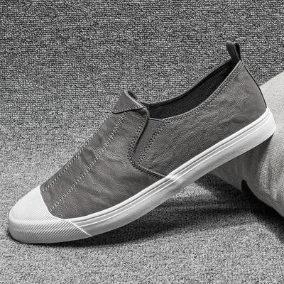 Moda 2024 Sapato Casual Masculino Mocassins Bico Redondo Sapatos de Couro para Homens Designer Novidade Preço Baixo Frete Grátis Comum Adultos Pu