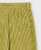 FALLETT Corduroy Wide Pants Light Olive