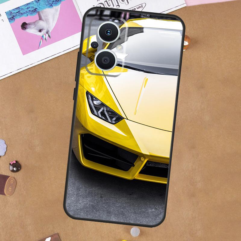 Sport Cars Male Men Case For OPPO Reno 12F 13F 14F 11F 8T 7 8 10 11 12 13 14 Pro OPPO Find X6 X5 X8 Pro Cover