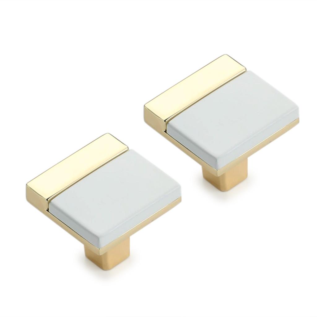 2pcs Single Hole Cabinet Handles for Dresser Drawers Bedside Table Kitchen Cupboard with Screws Closet Pulls