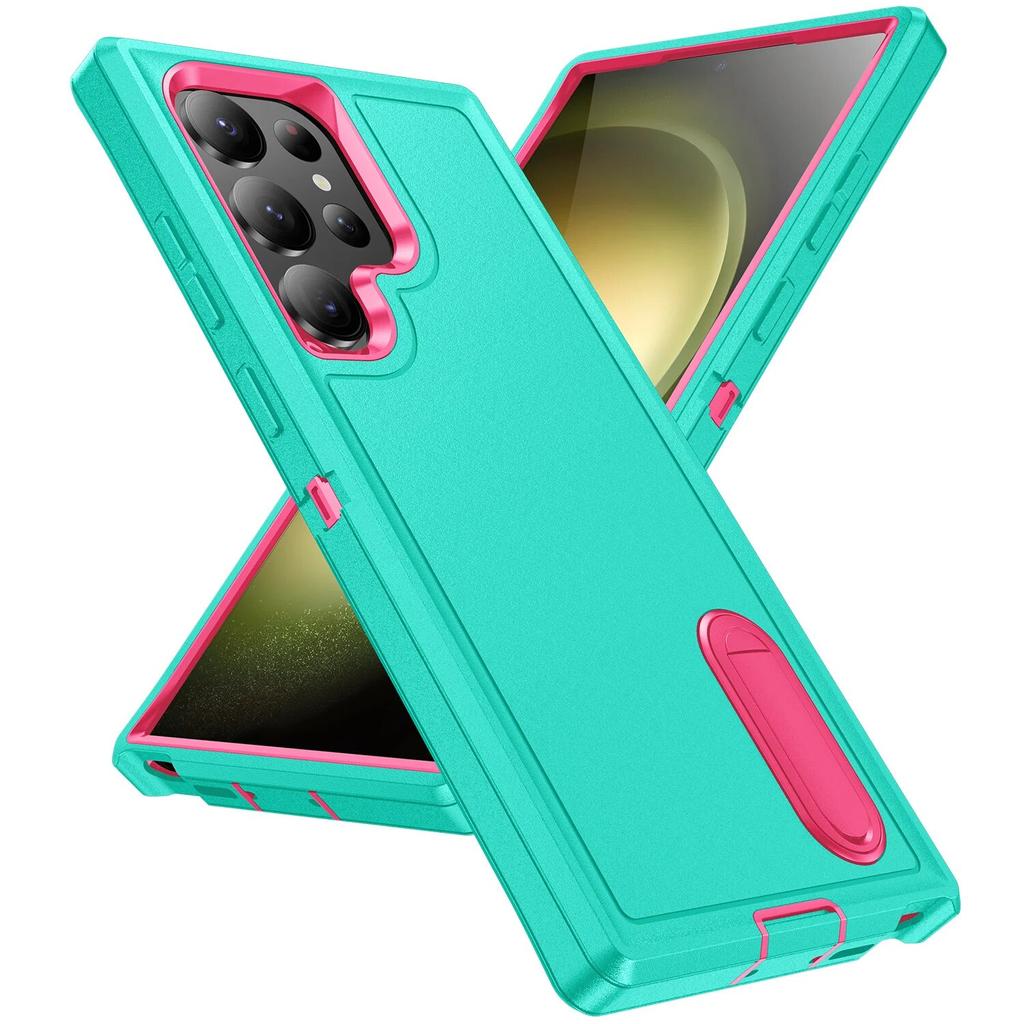 Funda trasera a la moda con soporte para Samsung Galaxy S24 Ultra S22 Plus S23 5G S 23 24 22, la mejor protección, accesorios para teléfono