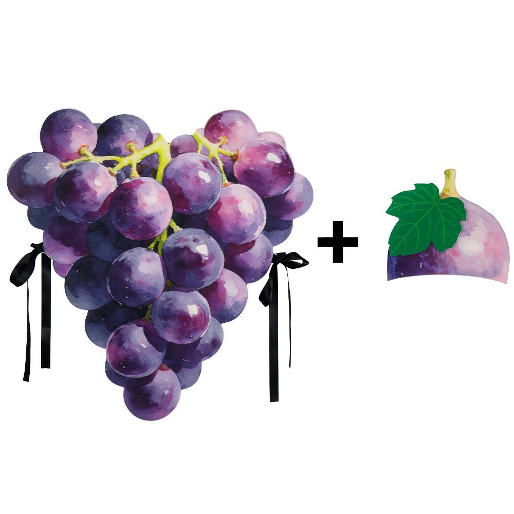 Grape Fruit Costume for Party Halloween Stage Performance, Adult Kids Funny Sponge Outfit, New Fancy Dress