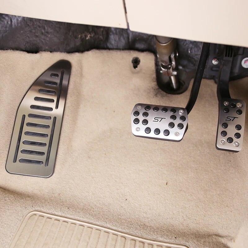 FOAL BURNING Car Accelerator Pedal Brake Pedal Clutch Pedals Cover for Ford Focus 2 MK2 3 4 MK3 MK4 Kuga Escape ST 20
