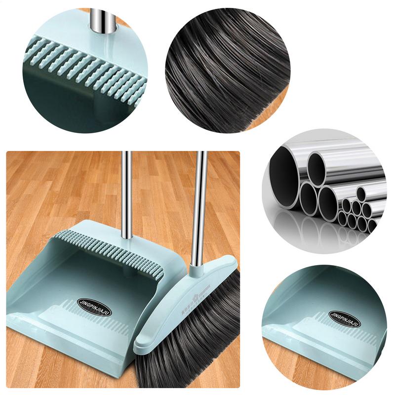 Broom And Dustpan Set Scoop Cleaning Brush Dust Magic Floor Toilet Home Products Shovel Dust Pan Grabber Must Have
