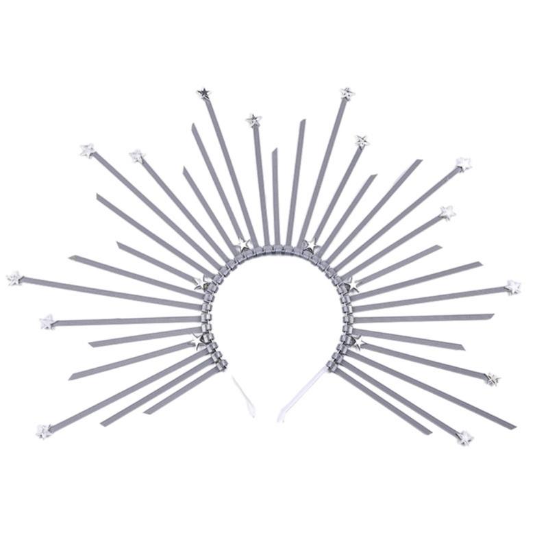 Women Head Jewelry Stylish Sun Headband Fashionable Headpiece Elegant Headpiece Alloy Material for Parties and Weddings