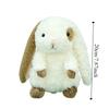 Fluffy Rabbit Plush Toy Soft Sitting Bunny Plush Doll Long Ears Rabbit Stuffed Toy  Home Decor