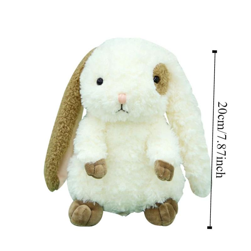 Fluffy Rabbit Plush Toy Soft Sitting Bunny Plush Doll Long Ears Rabbit Stuffed Toy  Home Decor