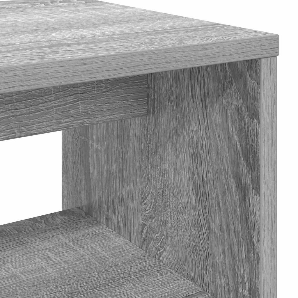 TV Stand Grey Sonoma 80 x 30 x 40 cm Particleboard