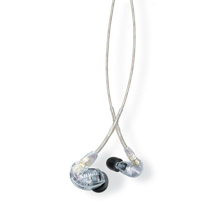 Shure Earphone SE Series SE215 In-Ear High Isolation Clear SE215-CL-J Black (1 Pair)
