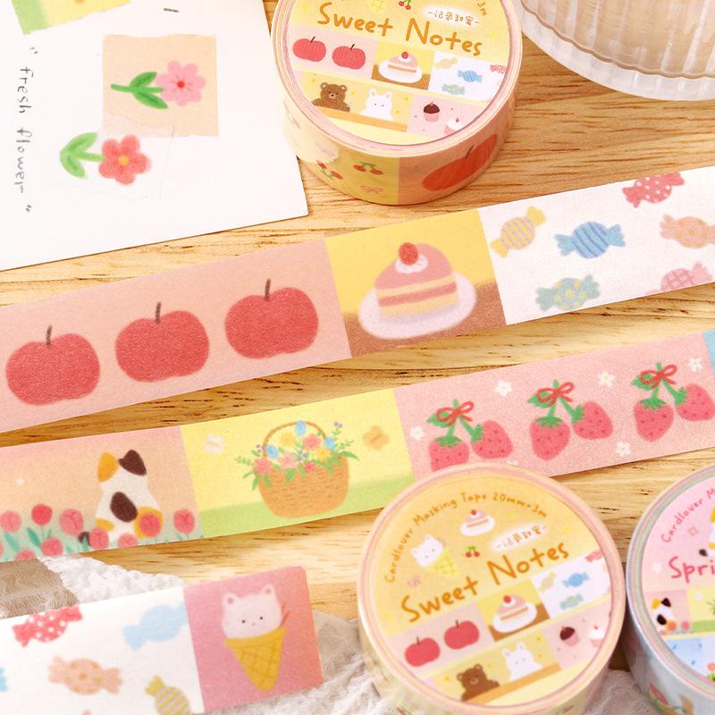 Xin's Lover Washi Tape - Little Diary Fresh Illustration Series