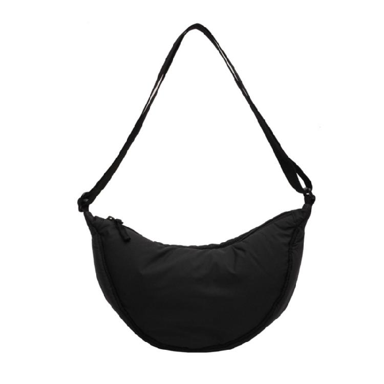 Простая Сумка через плечо для женщин Нейлоновая Сумка на плечо Сумка-пельмень Сумка-портфель