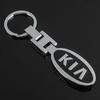 SLRB3 KIA Logo Metal Car Keychain - Stylish Auto Key Ring For KIA K3 Sportage Carnival K5 Seltos Pegas KX1 EV5 Sonet EV6 K4 EV3 Ceed