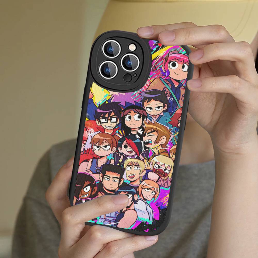 

Comedy Film Scott Pilgrim VS The World Phone Case For IPhone 11 12 13 14 15 16 Pro Max Plus Leather Cover 11 pro max