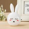 Cute Cartoon Rabbit LED Night Light AC110-220V Switch Wall Night Lamp Children Bedroom Bedside Lamp Kid Gifts With EU/US Plug