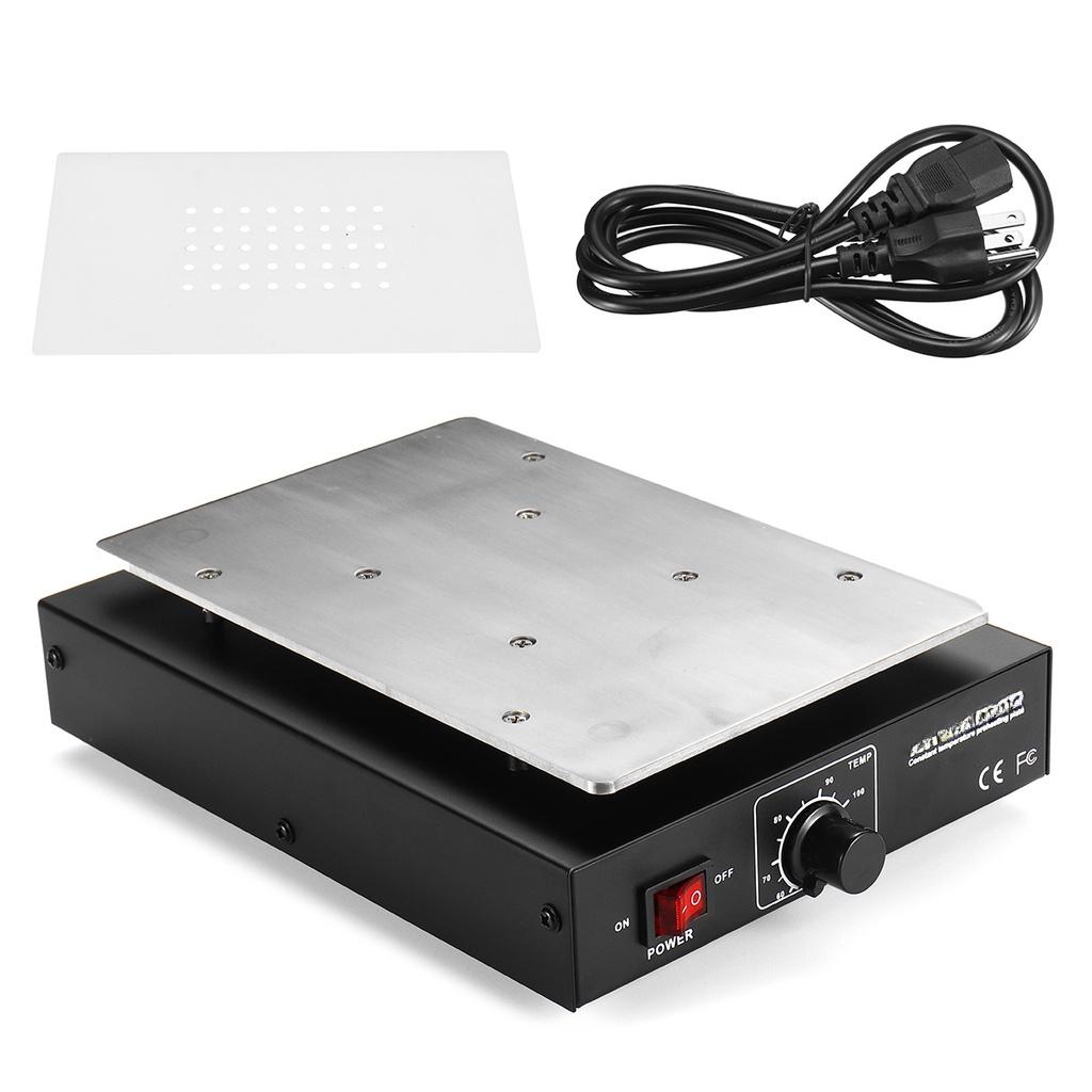 Screen Separator Auto Heating Metal Phone Repair Machine Glass Removal Heating Platform Plate for LCD Screen Separators 450W Black