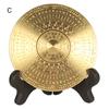 Rotatable Feng Shui Compass Rustproof Retro Style Chinese Tai Chi Bagua Brass Compass Desktop Decoration