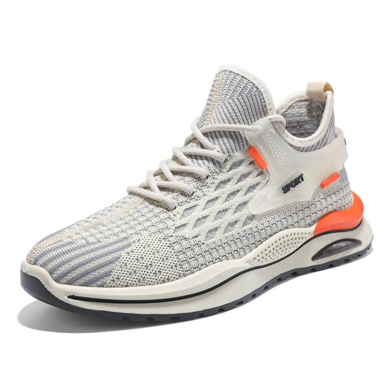 

Весна и лето 2025 года, новые мужские кроссовки, летающие, плетеные, мужские повседневные и удобные кроссовки, корейская версия мужской спортивной обуви 39