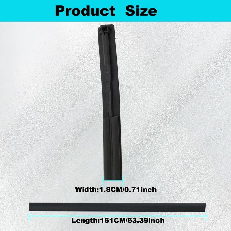 2PCS Roof Rubber Drip Side Moulding 75552-0D082 For Toyota Yaris Hatchback 2014-2018 Seal Strip Trim