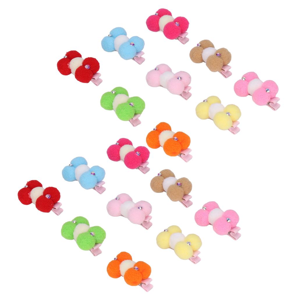 18 Pcs Dog Hair Bows Cute Stylish Attractive Compact Pet Hairpin for Pets Cats Dogs