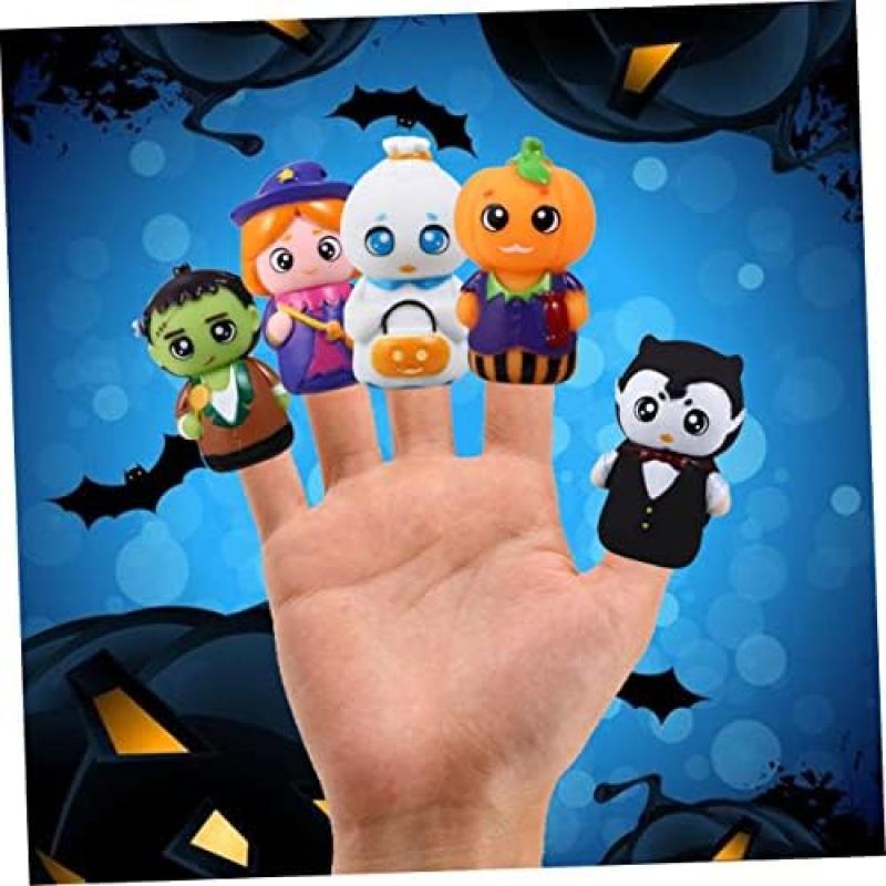 40 Pieces Hand Puppets Set, Cartoon Finger Puppets for Kids Storytelling, Halloween Birthday Party Holiday Toys for Boys Girls