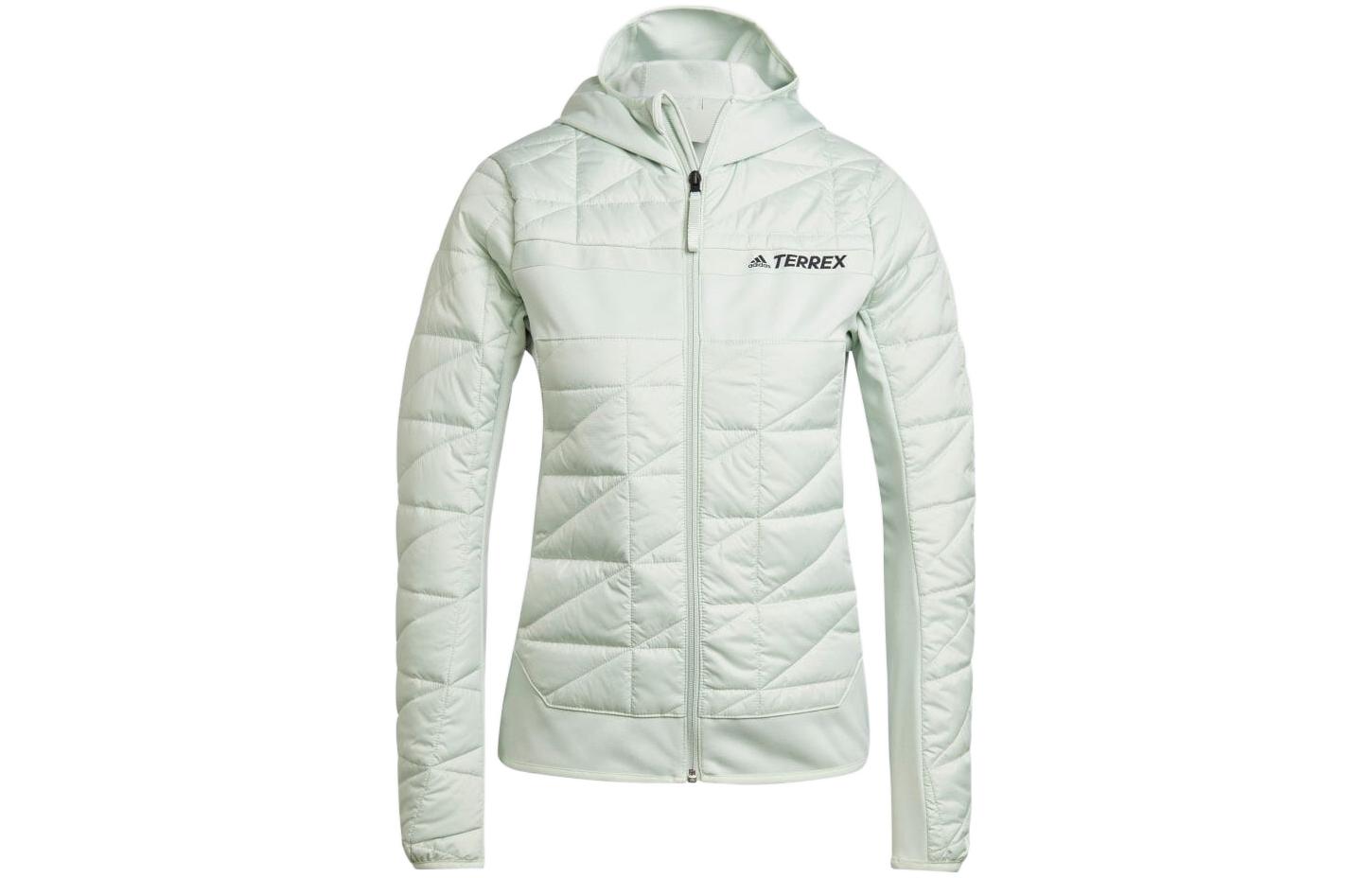 Adidas Jackets Women s Linen Green Hooded Moderate Other HH9059 S