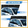 4pcs Car Roof Rack Side Rails End Cover Shell Cap Compatible for Toyota RAV4 2001-2005, Durable Plastic Black Cargo Rack Legs Protection Replacement