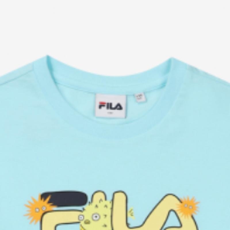 [fila Kids] Marine Graphic T shirT  Fk2rsf2301x miT  q0zFk2rsf2301xmiT