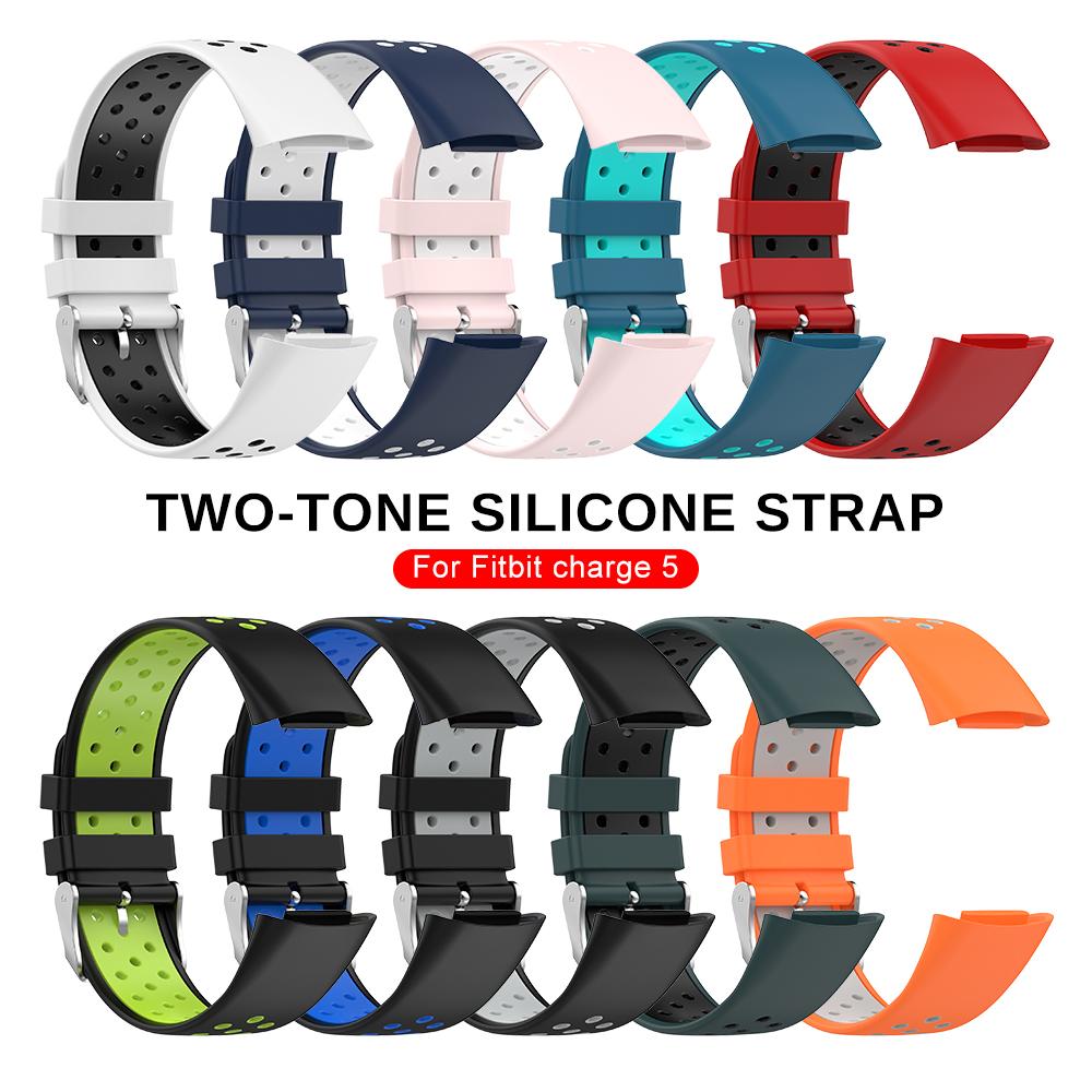 Cinturino In Silicone Per Fitbit Charge 5/4/3 | Sgancio Rapido, Sportivo, Traspirante, 10 Colori