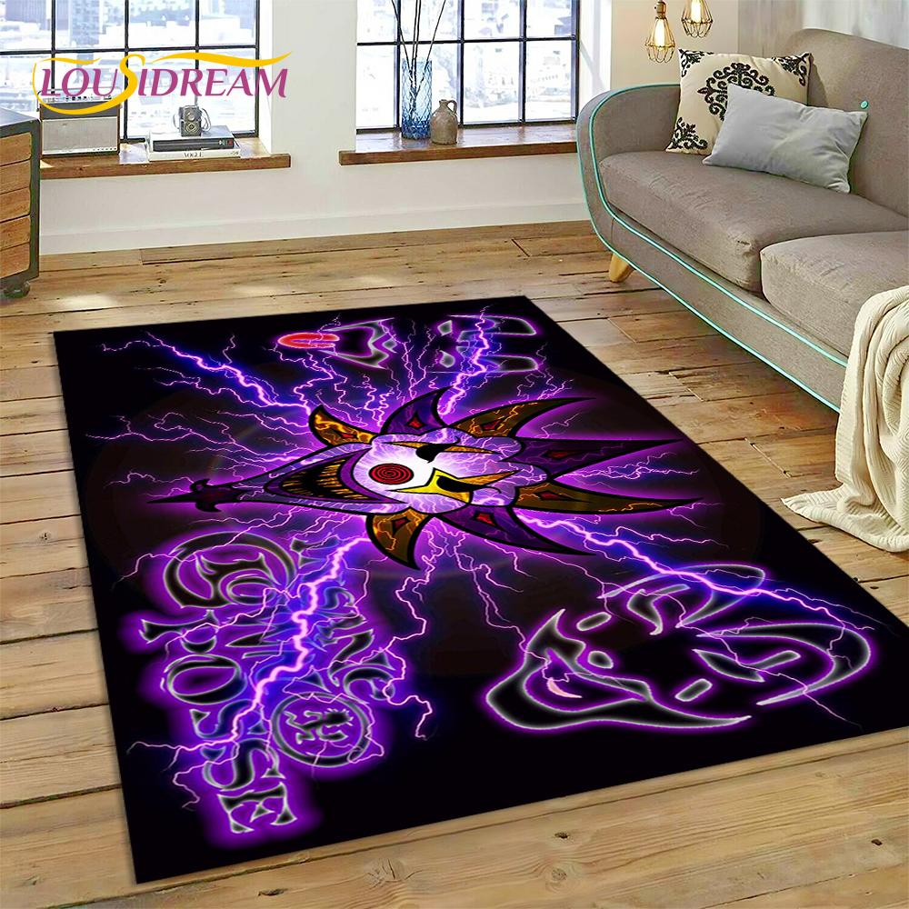3D Rap Metal Insane Clown Posse Icp Juggalo Carpet Rug for Bedroom Living Room Home Sofa Decoration,Game Large Decor Floor Mat