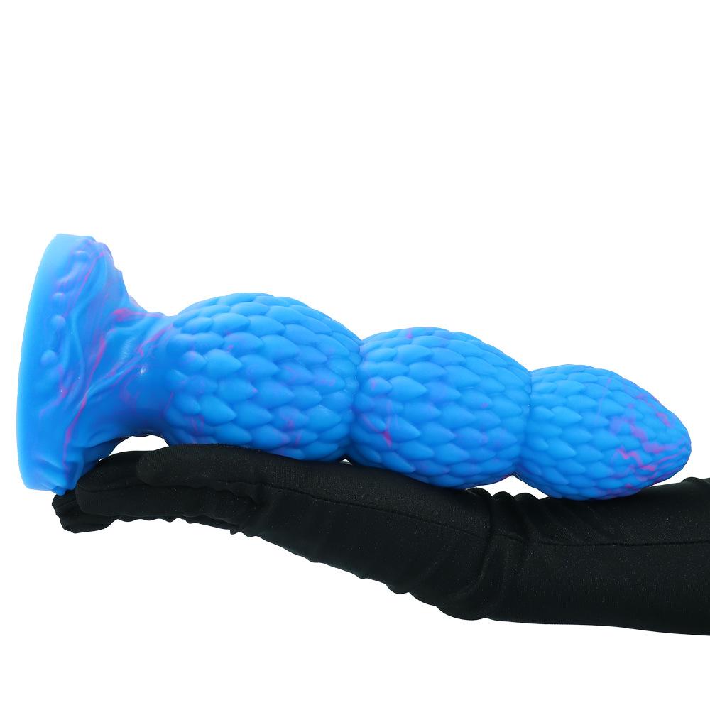 Oversized Alien Silicone Anal Plug - Extra Thick Large Dildo for Men Women, BDSM Backdoor Stretching Adult Sex Toy
