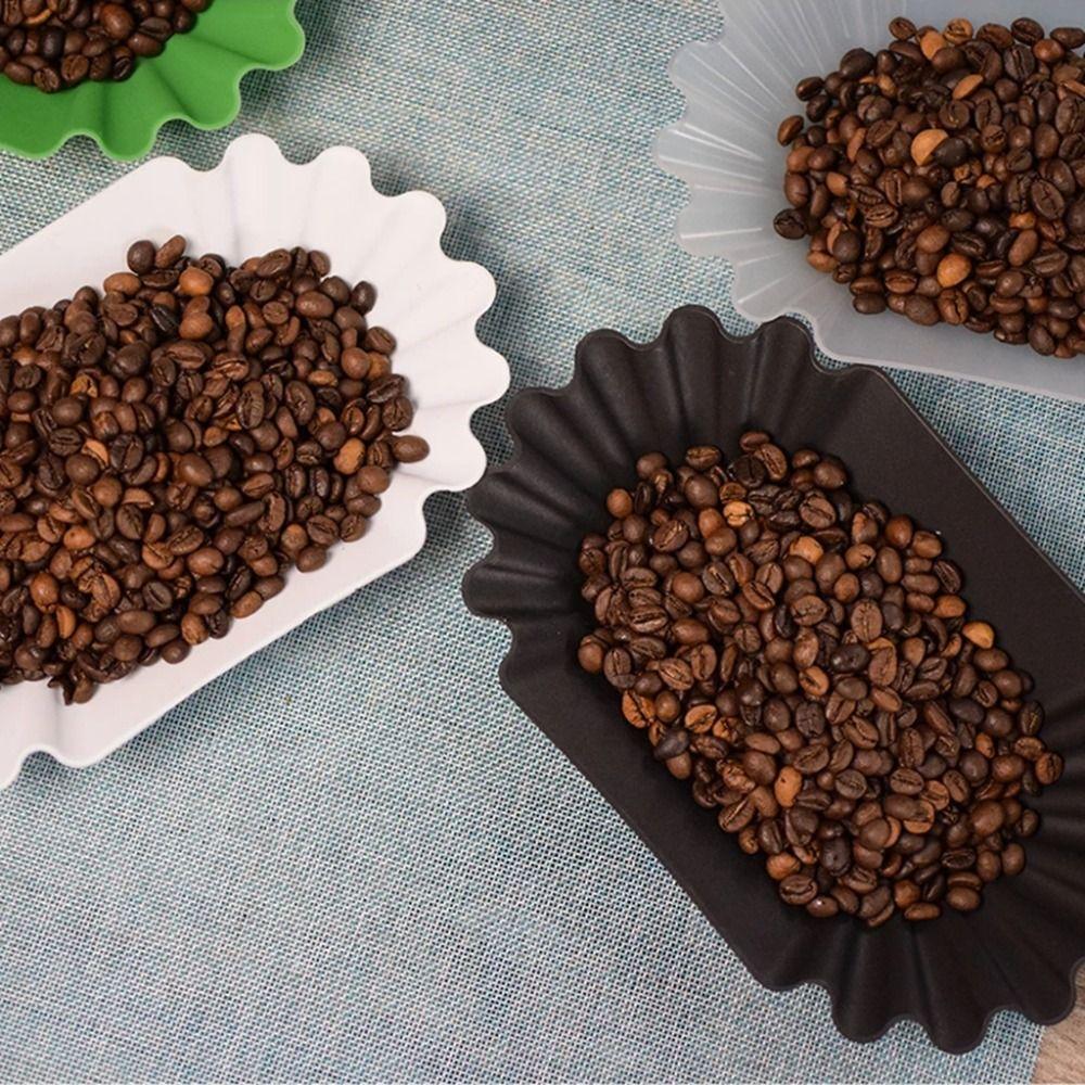 22.3x13x3.5cm Sample Display Tray Oval Snack Serving Tray Coffee Bean Tray  Coffee Beans Display