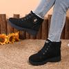 Women Ankle Boots Comfortable Luxury Snow Boots Female 2025 Fur Warm Winter Shoes Women Low Heels Outdoor Women Shoes