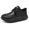 Women's White Nurse Shoes: Warm, Non-Slip, Comfortable Cotton Footwear for Healthcare Professionals (Autumn/Winter).