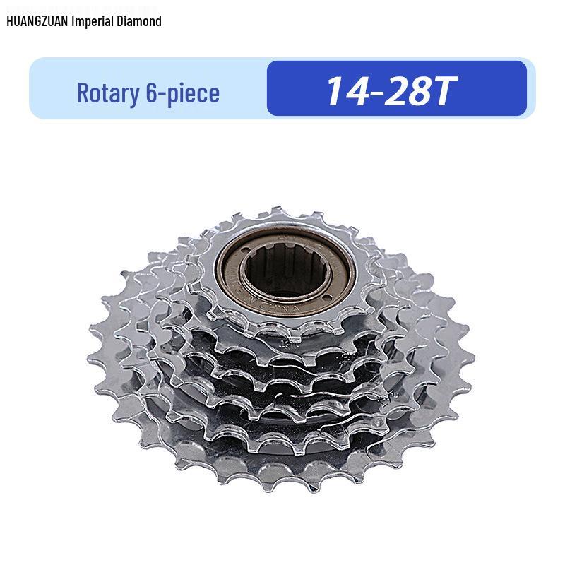 6/7/8-Speed Mountain Bike Freewheel: 13-28T Gears, 21/18/24-Speed Transmission Cycling Accessory
