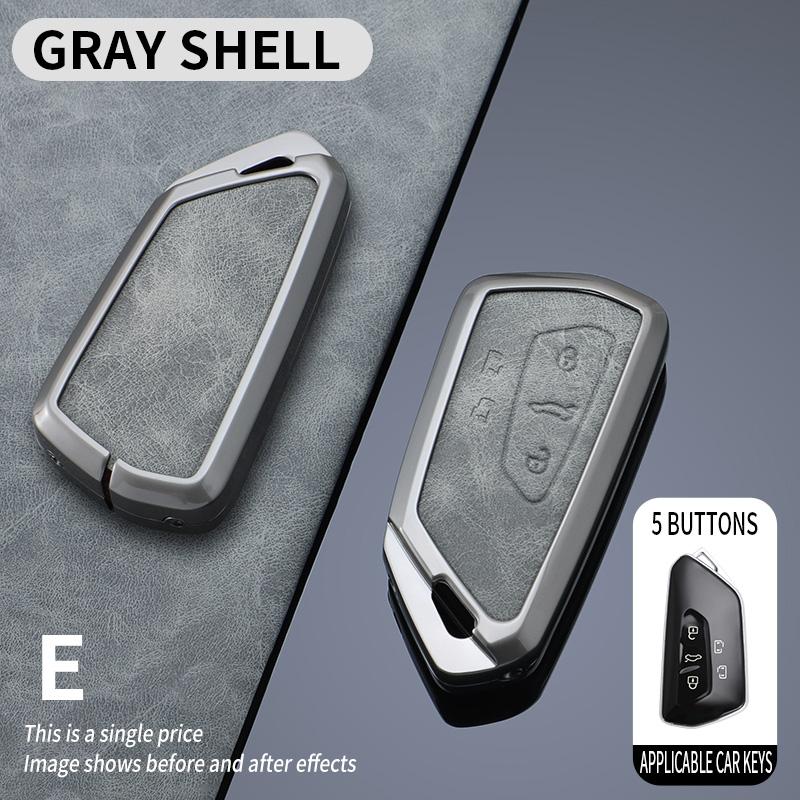 Car Key Case Cover for VW Volkswagen Formentor Tarraco Golf 8 MK8 ID.6 ID.4 Cupra for Skoda Octavia A8 SEAT Leon MK4 2024 2025