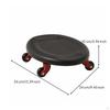 4Wheel Exercise Disc Quiet Rollers AntiSlip Surface 4 Wheel Core Slider for