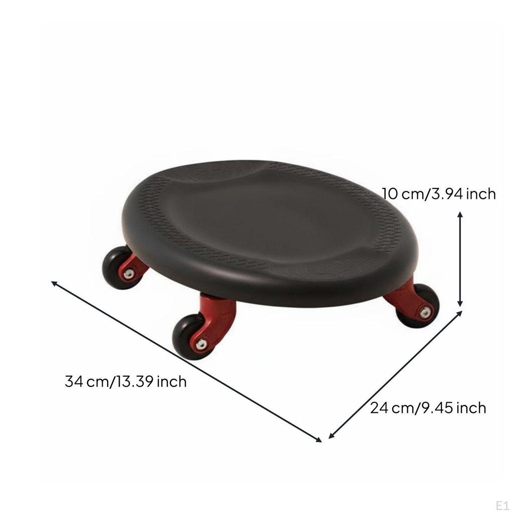 4Wheel Exercise Disc Quiet Rollers AntiSlip Surface 4 Wheel Core Slider for