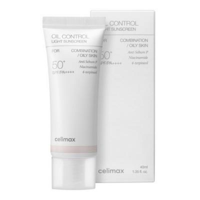 Oil Control Light Sunscreen SPF50+ PA++++ Lightweight Sebum-Control Sun Cream 40ml