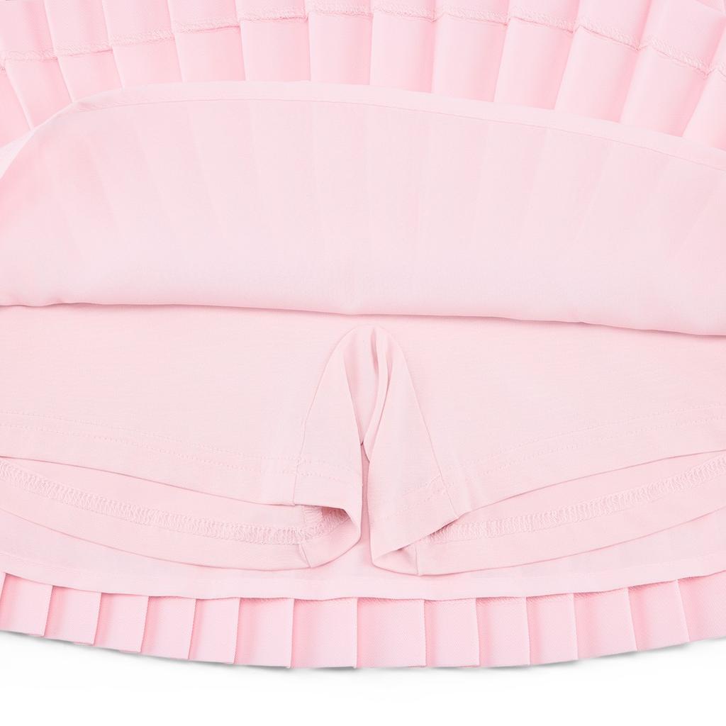 FAIRLIAR GOLF Flare Pleated Ferra Skirt (Pink)