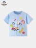 Neues Frühlings-/Sommer-Jungen-Cartoon-Tier-T-Shirt - Kurzarm