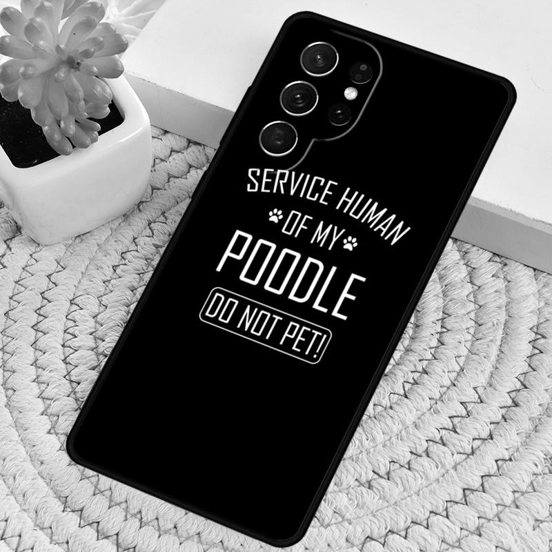 Peace Love Poodle Silicone Phone Case For Samsung Galaxy Note 10 Pro S26 S25 S24 S23 S22 S21 Plus S25Ultra Capa Cover