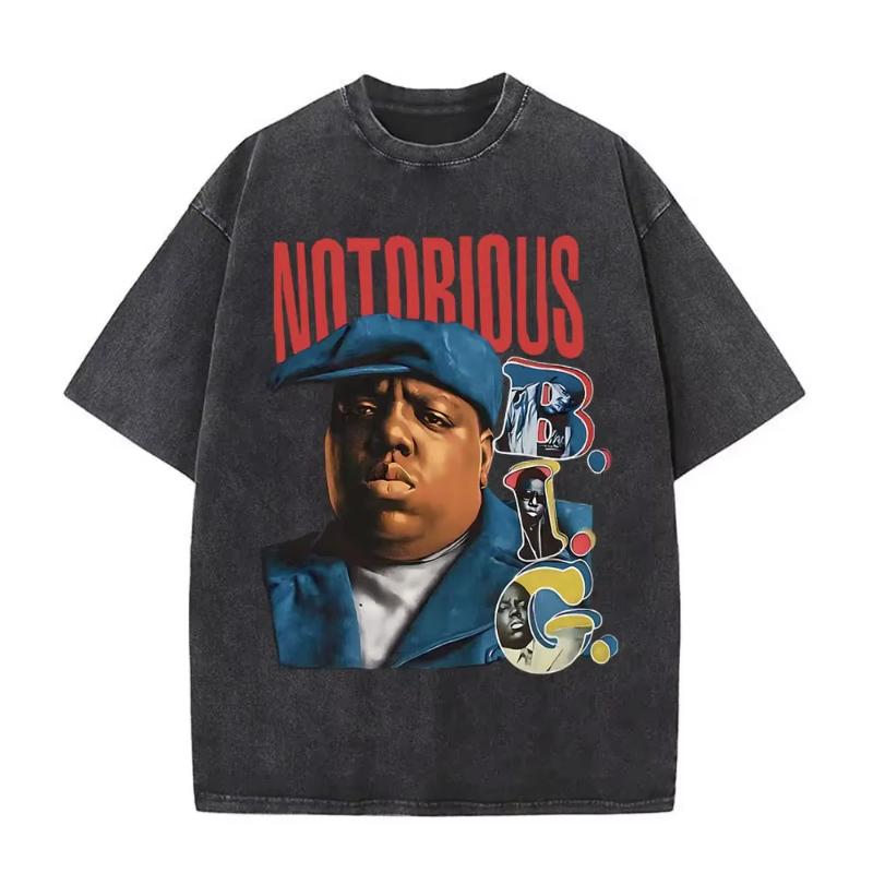 The Notorious Big Je To Všechno Byl Sen Grafické Vintage Vybledlé Tričko Hip Hop Rapper Biggie Smalls Trička Unisex Nadměrné Tričko