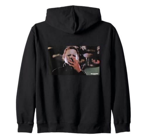 Halloween II Michael Myers Mask Movie Still Zip Hoodie